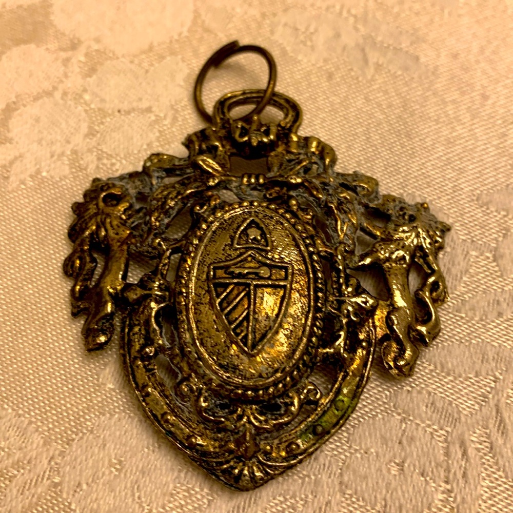 Vintage Coat of Arms Pendant